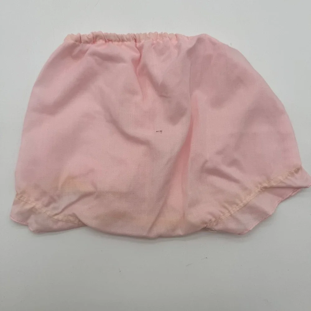 Pink Lace Pleated Top & Bloomer Set Baby Girls Approx US 18 Months